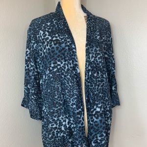 The Elephant Pants Blue Spotted Cardigan NEW S/M